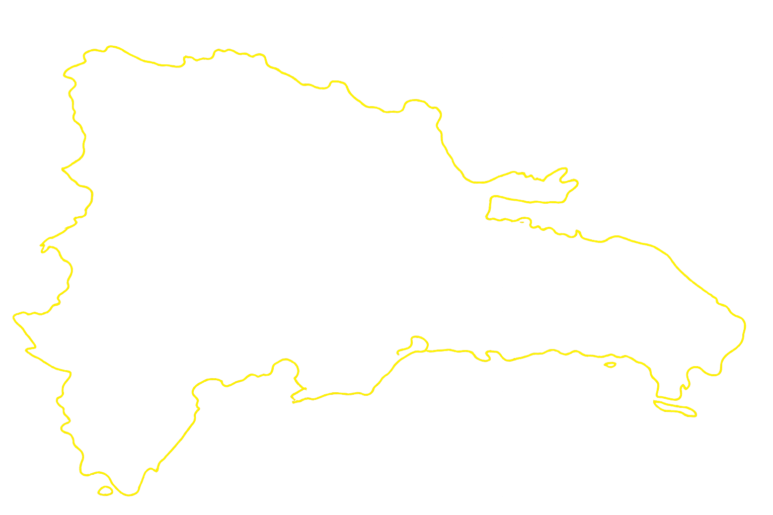 Mapa de cobertura de M&G Logistics en Republica Dominicana